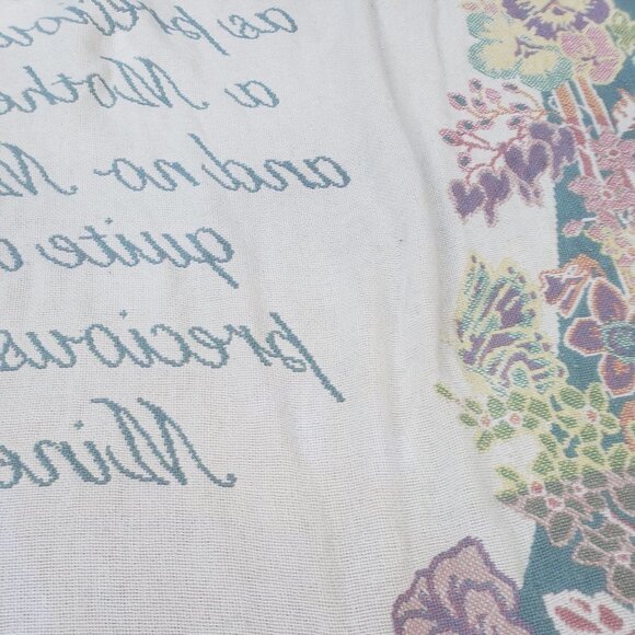 Tapestry Floral 80s Wall Hanging Gift for Mom - Picture 8 of 11